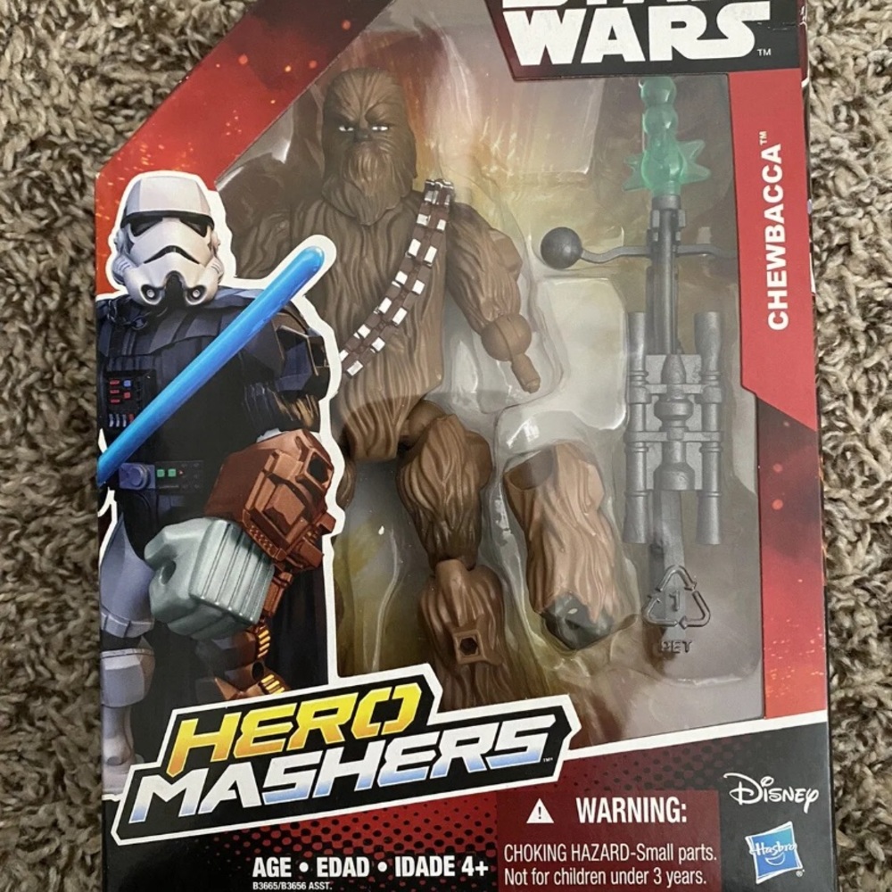 FINAL CALL - Removing 2/24/24 - Hasbro Star Wars 2005 Hero Mashers CHEWBACCA